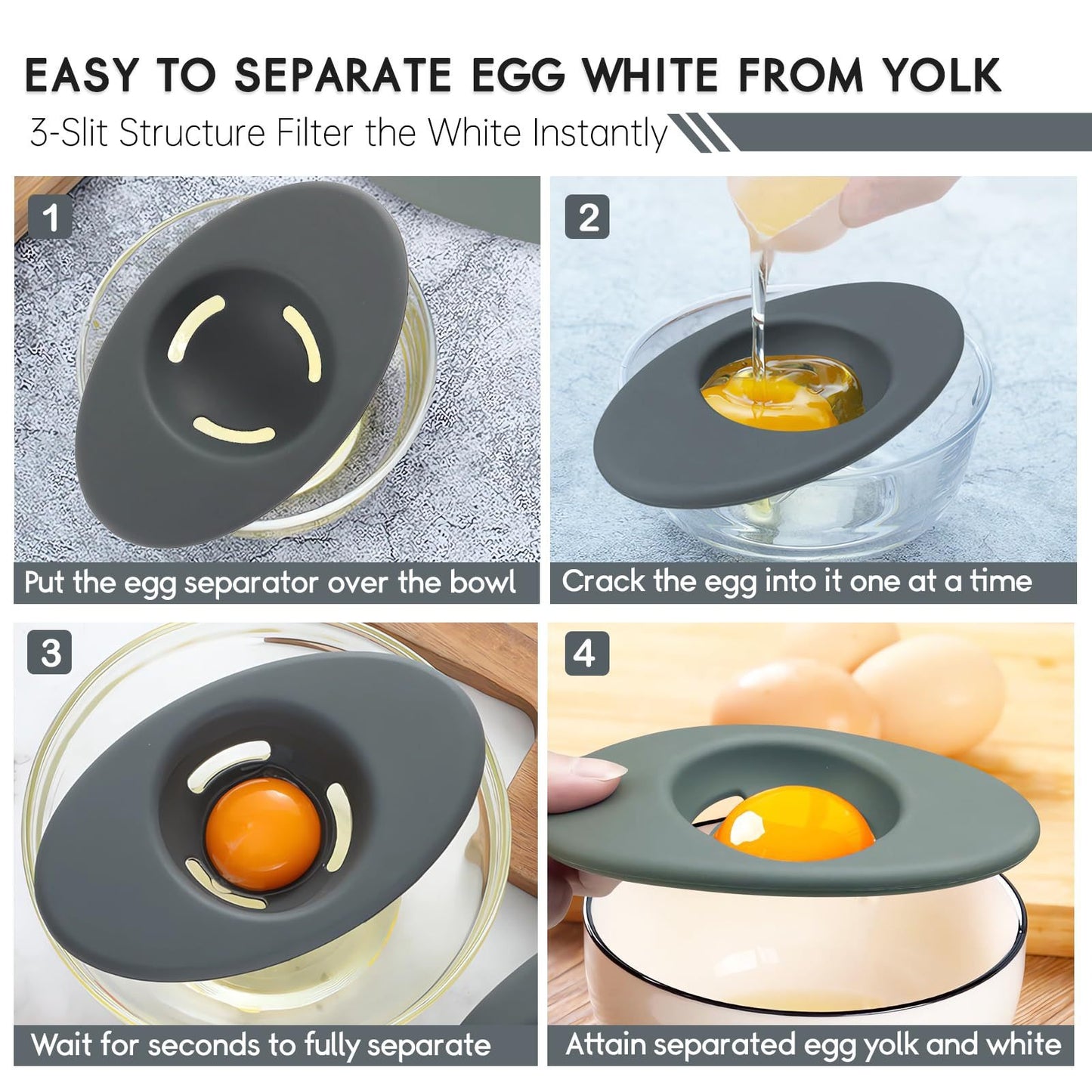 Food grade egg white separator egg filter kitchen baking tool