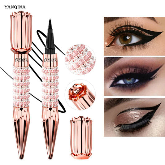 Fast Quick Dry Queen Luxury Eyeliner Soft Smooth Eye Liner Waterproof Eyeliner Cosmetics Black Eyeliner Pen Eyes Makeup