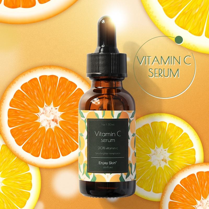 VC Whitening Serum Ready To Ship Vitamin C 30ml Brightening Smooth Renew Face