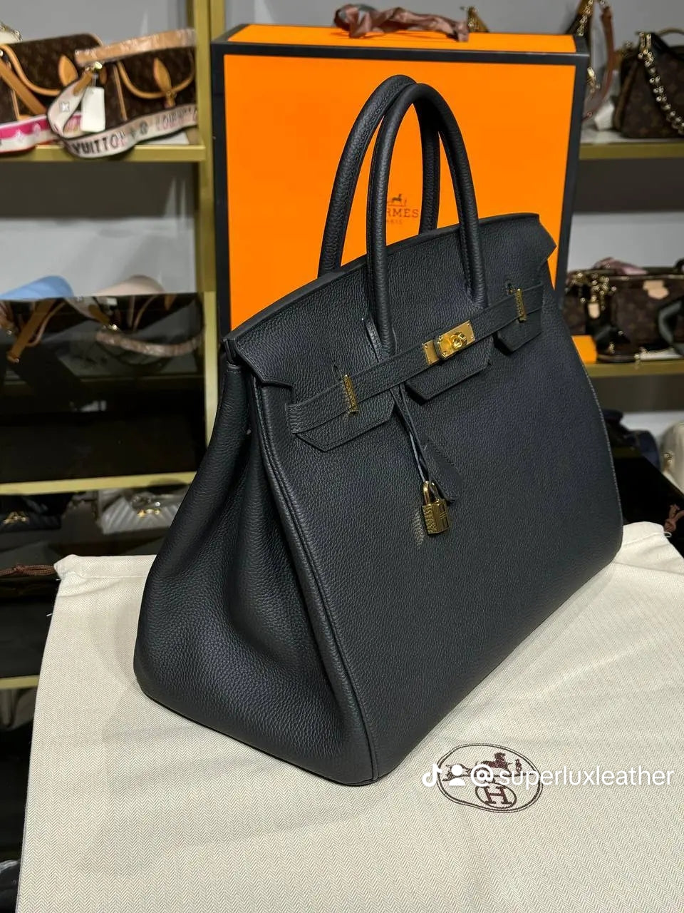 H Birkin 25 Togo Genuine Leather