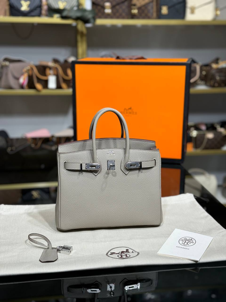 H Birkin 25 Togo Genuine Leather