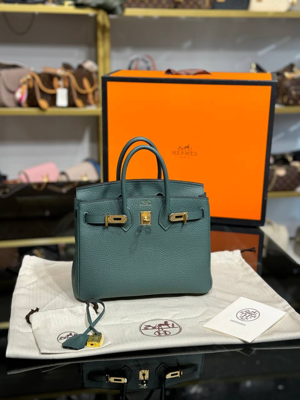 H Birkin 25 Togo Genuine Leather