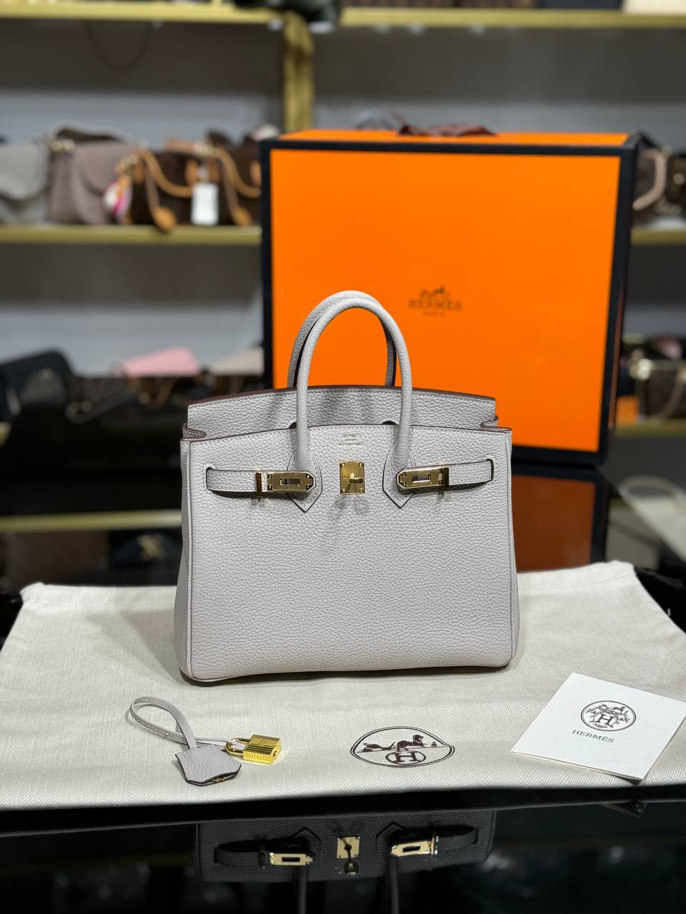 H Birkin 25 Togo Genuine Leather