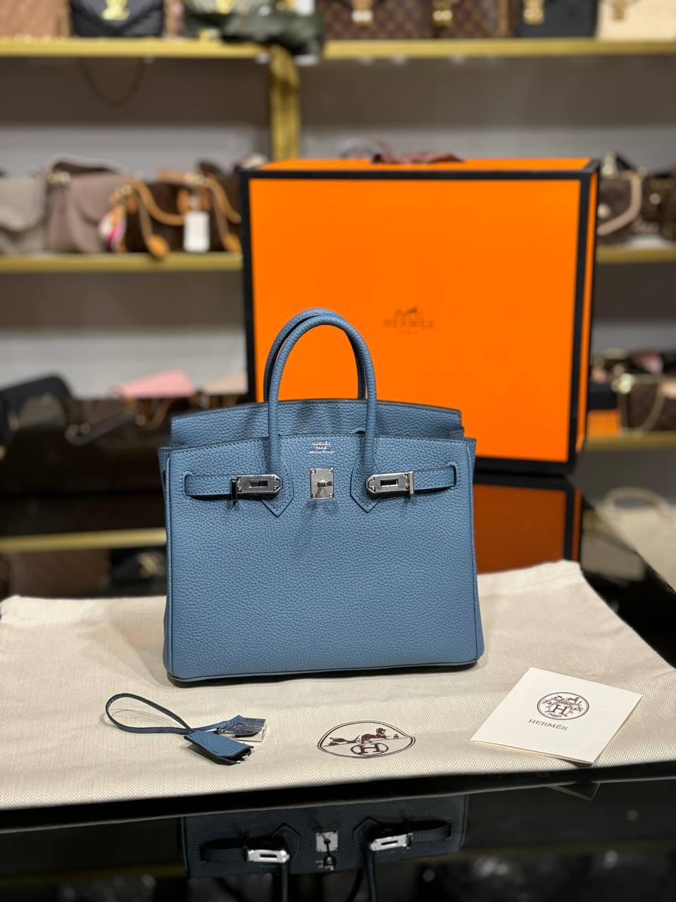 H Birkin 25 Togo Genuine Leather