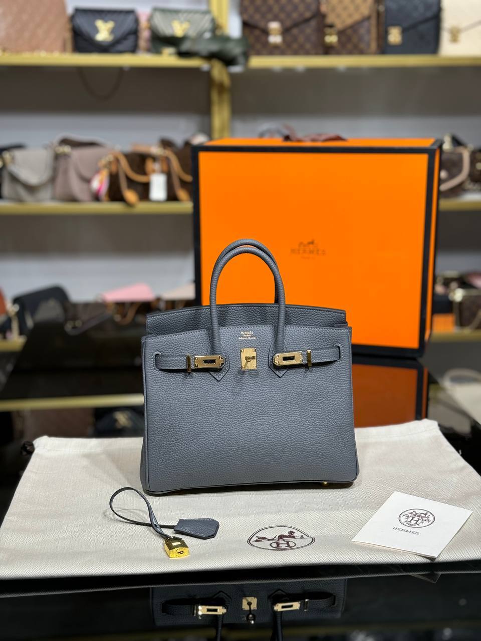 H Birkin 25 Togo Genuine Leather