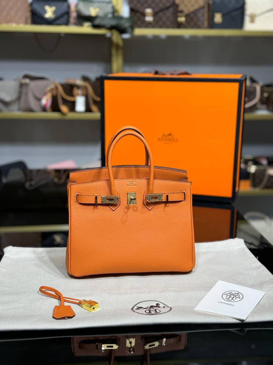 H Birkin 25 Togo Genuine Leather