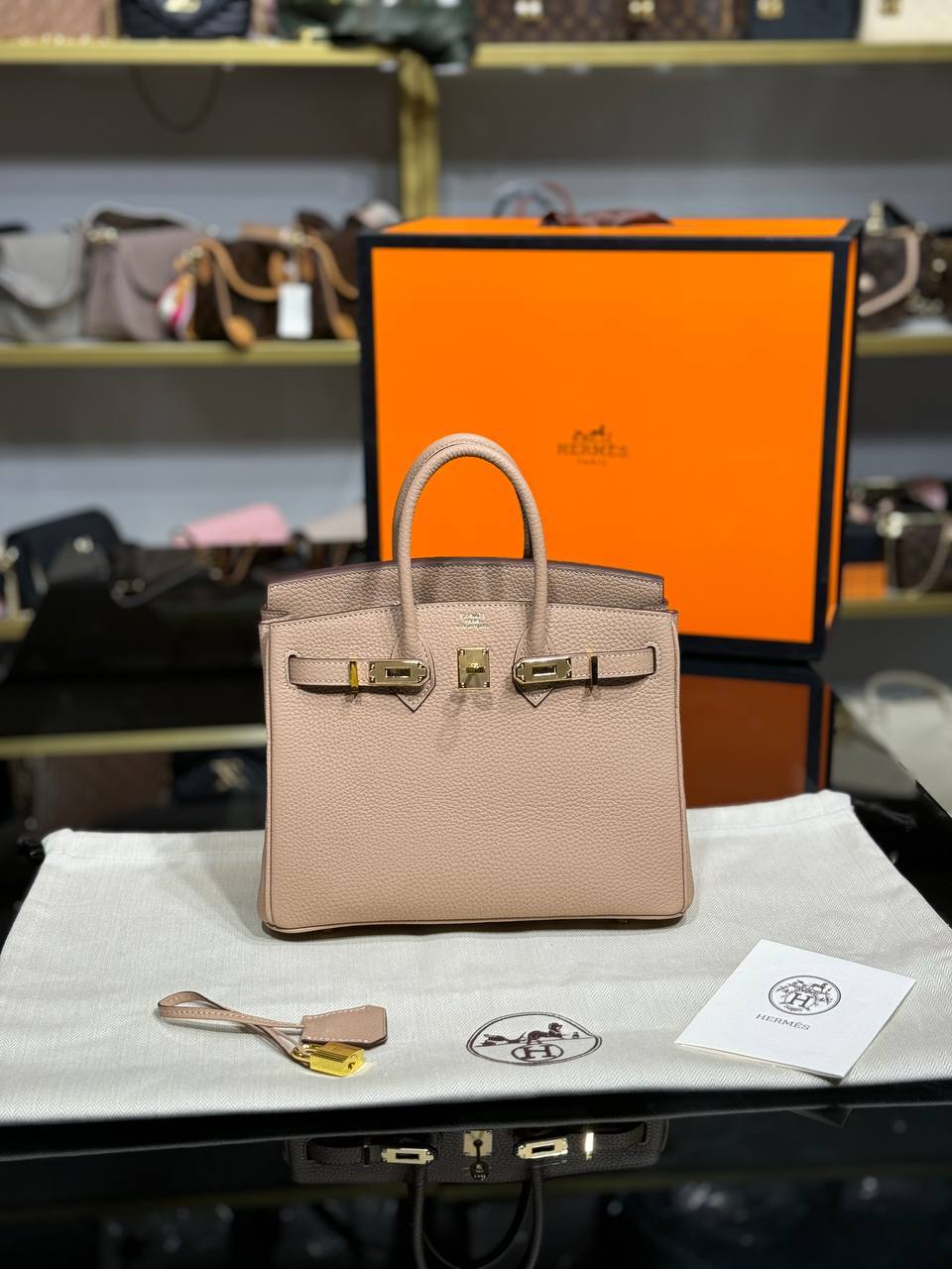 H Birkin 25 Togo Genuine Leather