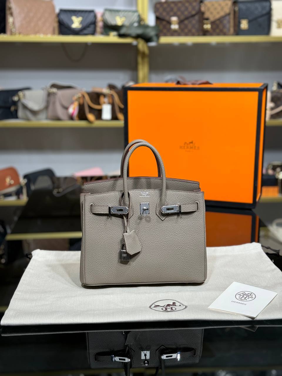 H Birkin 25 Togo Genuine Leather